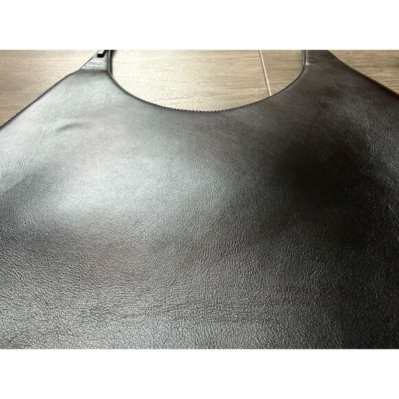 Savette Florence Leather Hobo in Black - Picture 5 of 8